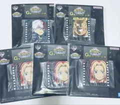 僕のヒーローアカデミア　YOU'RE NEXT　一番くじ　ラバーコースター　5個