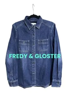 FREDY & GLOSTER M デニムシャツ　ワークシャツ　インディゴのサムネイル