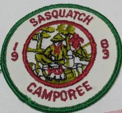 ビンテージ 80s ボーイスカウト Sasquatch Camporee パッチ