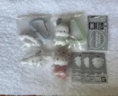 サンリオ カラビナ ふわわフロッキー キティちゃん シナモン ポチャッコ ガチャ
