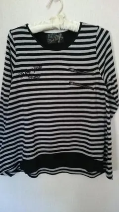 ピンクラテ長袖Tシャツ