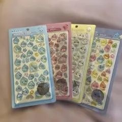 ボンボンドロップシール　しずくちゃん大　立体シール４枚セット