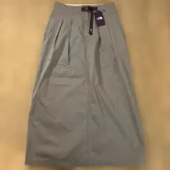 【新品タグ付】ノースフェイス パープルレーベル チノタックスカート グレー Mのサムネイル