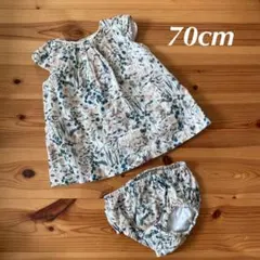 ザラミニ　花柄ワンピース　ブルマ　セット　70cm