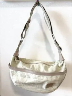 REGALO ハーフムーンショルダーバッグ ベージュ