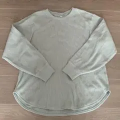 UNIQLO ワッフル グリーン Lサイズ