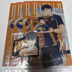 ハイキュー　一番くじ　チケットケース&クリアカードセット　ラバーチャーム　影山