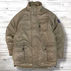 ウールリッチ WOOLRICH 中綿ジャケット 袖ロゴ ベージュ M 1453のサムネイル