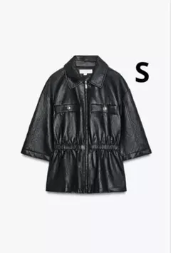 ZARA ザラ　フェイクレザーブレザー　新品、未使用