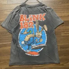 blink-182×ZARA Tシャツ 半袖 チャコールグレー　バンT フェードのサムネイル