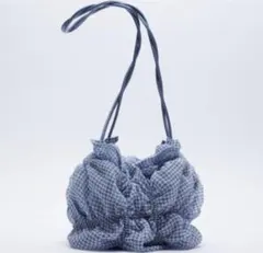 ZARA ギムガムチェック　ショルダーバッグのサムネイル
