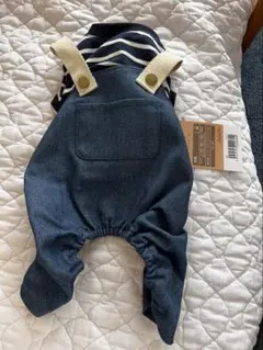 犬用デニムオーバーオール Mサイズ