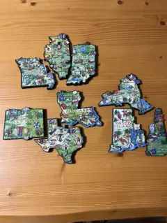 アメリカ　州別マグネット　9点セット