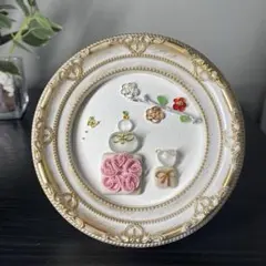 rira rira様確認専用　シーグラスアート　鏡餅と幸せのとり