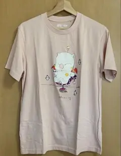 UT ファイナルファンタジー　モーグリ　ピンク　ユニクロ Tシャツ