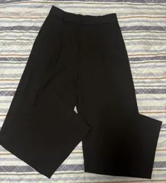 UNIQLO タックワイドパンツ　レディース　Ｍサイズ　ブラック