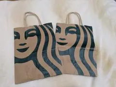 スタバ紙袋2点セット
