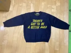 nugu ADMM ロゴニット ネイビー