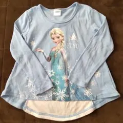 キッズ服　Disney エルサ アナと雪の女王　長袖カットソー サイズ120