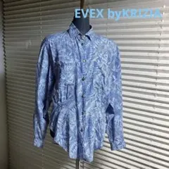 美品！EVEX byKRIZIA（クリツイア）ボタニカル柄が夏らしいブラウスのサムネイル