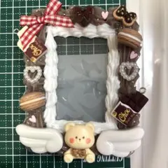 ホイップデコ トレカケース チョコレート 茶色 スイーツ バレンタイン
