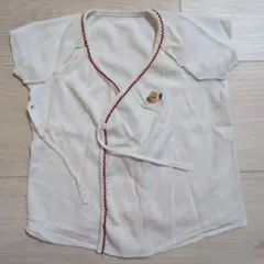 ホワイト前開きシャツ肌着 50-60cm