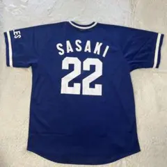 横浜 大洋ホエールズ 復刻ユニフォーム 大魔神 佐々木主浩選手 22