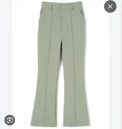 GRL フロントタックフレアパンツ[k8360t] オリーブ