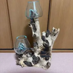 ガラス製 タコ 置物 オブジェ 深海ブルー - メルカリ