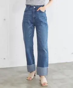 tiptop ロールアップデニムパンツ デニムのサムネイル