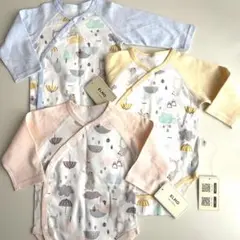 新品未使用　ELMO 長袖ロンパース　3枚セット