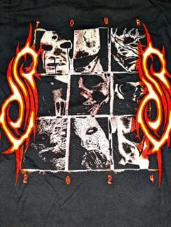 Slipknot TOUR 2024 티셔츠 투어 밴드 밴 티 공식 M