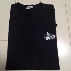 【未使用】半袖黒 Tシャツ 刺繍ロゴ入り 男女兼用 オーバーサイズ