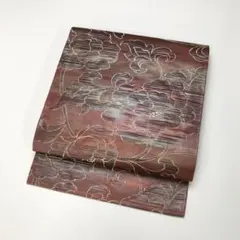 名古屋帯 花唐草模様 金糸 KO-1713