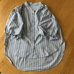 デッサン　バルーンスリーブストライプシャツ