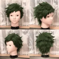 トレイ　コスプレ　完成ウィッグ　セット済み　ツイステ ツイステッドワンダーランド ツイステ ハーツラビュル寮 ふしぎの国の