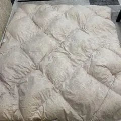 西川ローズあったか羽毛ふとんダブルサイズ中古品