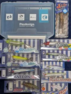 新品未使用　ブルーブルー　ルアーセット 収納ケース付き BlueBlueルアーケース ロゴタイプ | ケース／ポーチ／小物