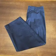 ユニクロXLネイビー　ジャージバレルレッグパンツ