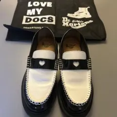 Dr. Martens ハートローファー ホワイト/ブラック
