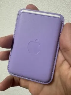 ✨残り1点✨【Purple】Apple MagSafファインウーブンウォレット