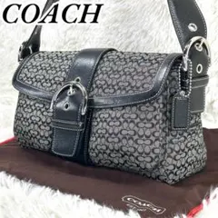 美品✨COACH コーチ　ソーホー　ミニシグネチャー　ショルダーバッグ　1034