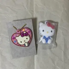 ラバーマスコット　ふわわフロッキーマスコット　キティ　ハローキティ