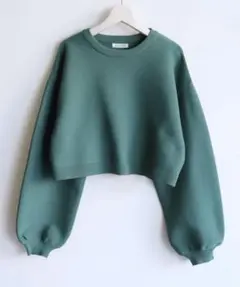 cheriella ニットショートプルオーバー グリーン