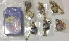 匿名配送】サンリオ☆シークレットマスコットブローチ 水色クローバー