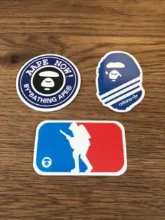 A BATHING APE ステッカー 3枚セットのサムネイル