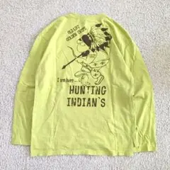 Y2K Vintage ロンT S 黄緑 メンズライク ストリート レトロ古着のサムネイル