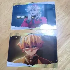 童磨＆善逸 BIGシールセット 鬼滅の刃 カルパス 無限城編