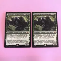 ホーントウッドの大主　英語版　4枚セット mtg ホーントウッドの大主 英語版 拡張アート 4枚 ホーン