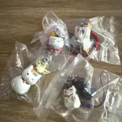 ニャンコ先生 ガチャガチャ ストラップ セット